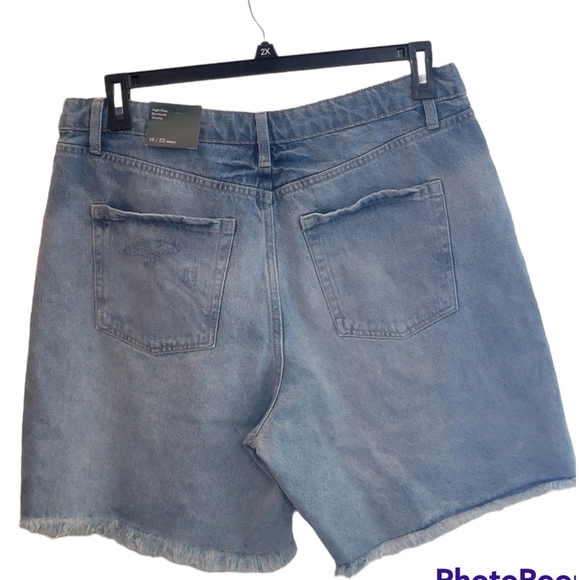 Wild Fable High Rise Bermuda Jean shorts - Picture 5 of 10
